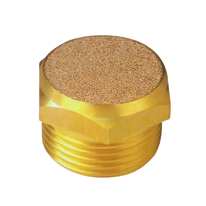 SILENCIADOR PLANO EN BRONCE 1/8 NPT  REF: V-6