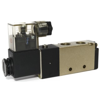 ELECTROVALVULA 5/2 SIMPLE SOLENOIDE CNX 3/8 NPT VOLTAJE 220VAC REF 4V310-10-AC220V-LD1