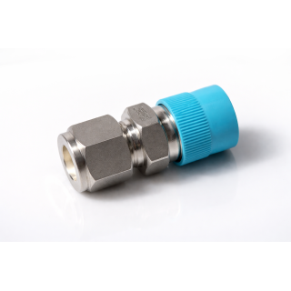 RACOR RECTO INOX SS316, PARA TUBING DE 1/4OD ROSCA DE 1/8 NPT
