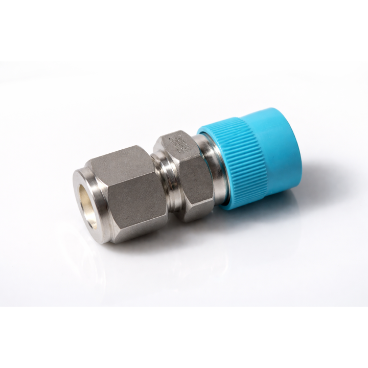RACOR RECTO INOX SS316, PARA TUBING 5/16" OD, ROSCA DE 1/4" NPT