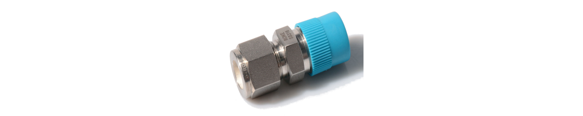 Racor inoxidable recto