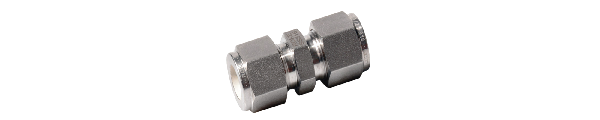 Racor inoxidable union recta