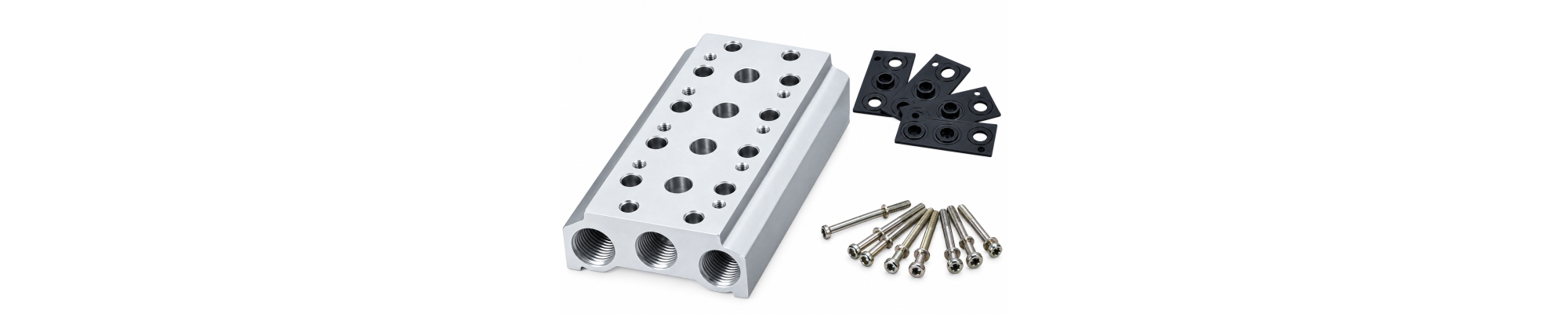 Base Manifold para electrovalvula